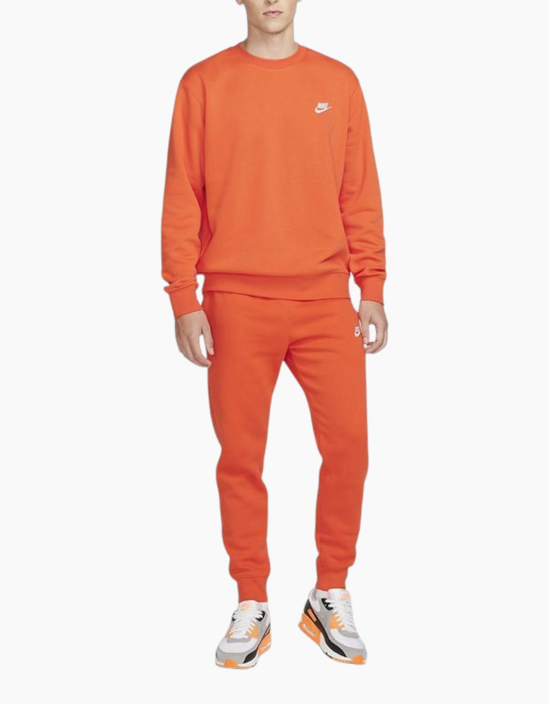 NIKE BV2662 Sportswear Club Fleece Men's Crew Relax Fit Sweatshirt