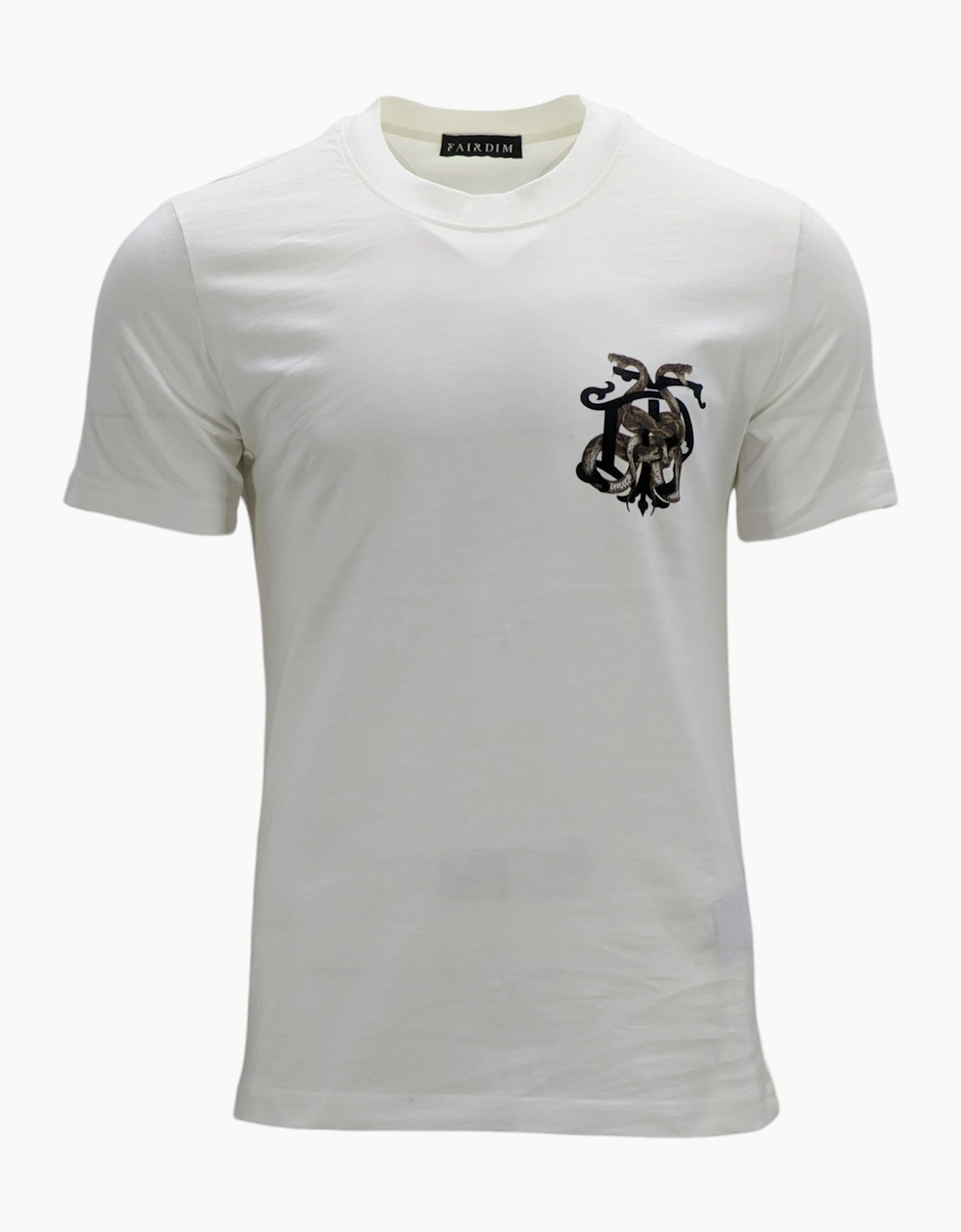 FAIRDIM Mens T Shirts Graphic Short Sleeved Cotton Summer Black White Casual Tee