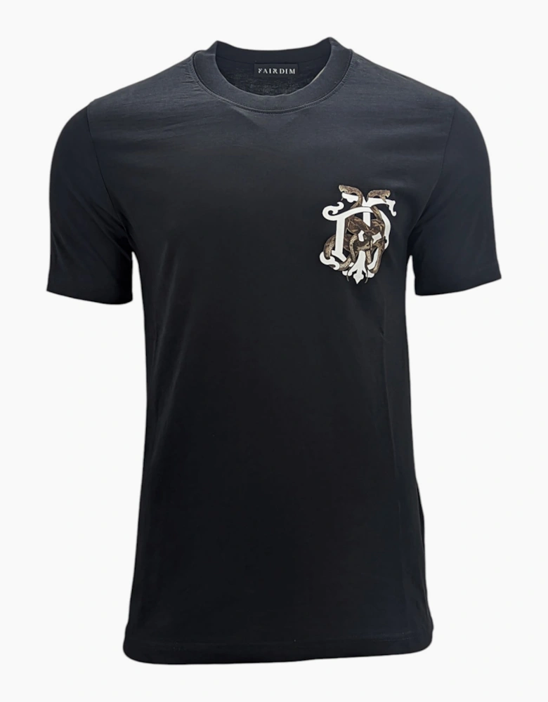 FAIRDIM Mens T Shirts Graphic Short Sleeved Cotton Summer Black White Casual Tee