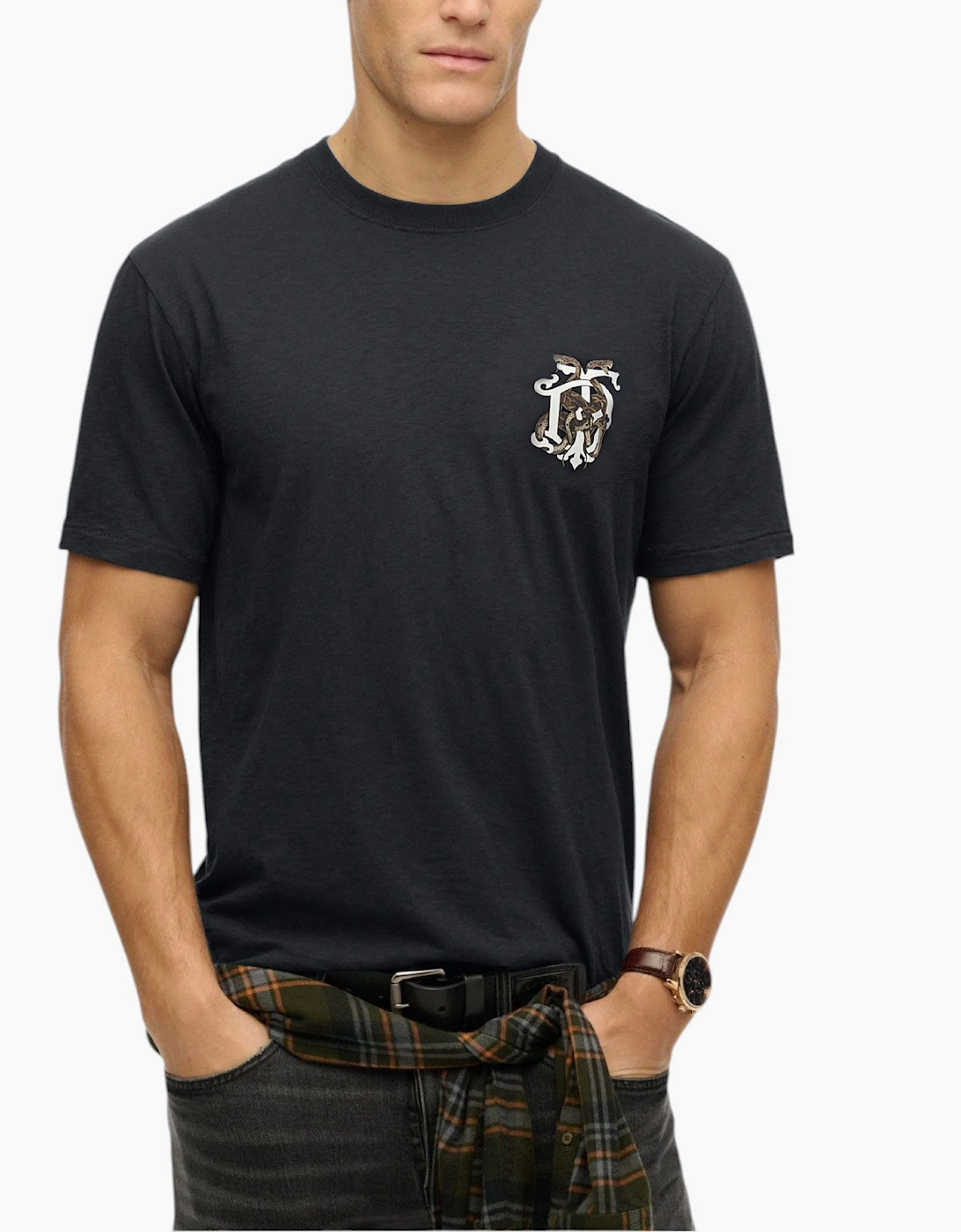 FAIRDIM Mens T Shirts Graphic Short Sleeved Cotton Summer Black White Casual Tee