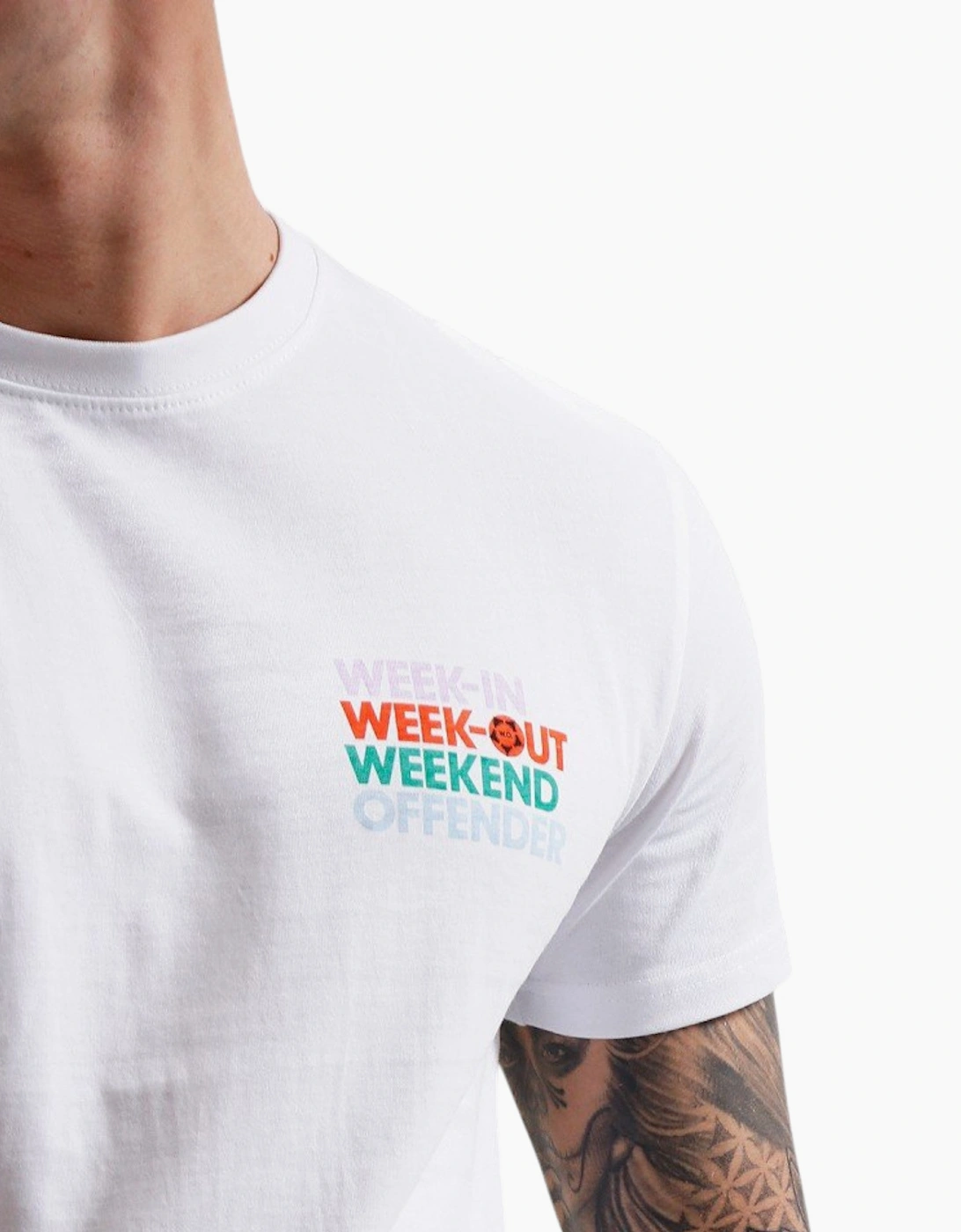 Weekend Offender Mens T Shirts Week In Crew Neck Short Sleeve Cotton Summer Tee