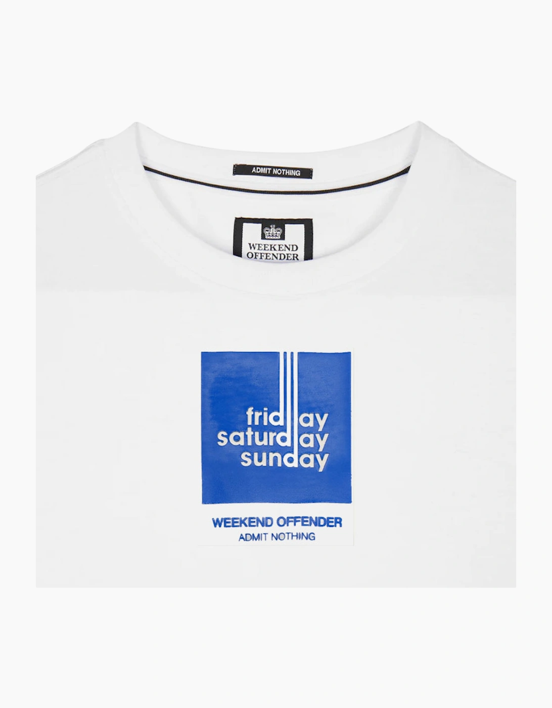 Weekend Offender Mens T Shirts 72 Hours Crew Neck Short Sleeve Cotton Summer Tee