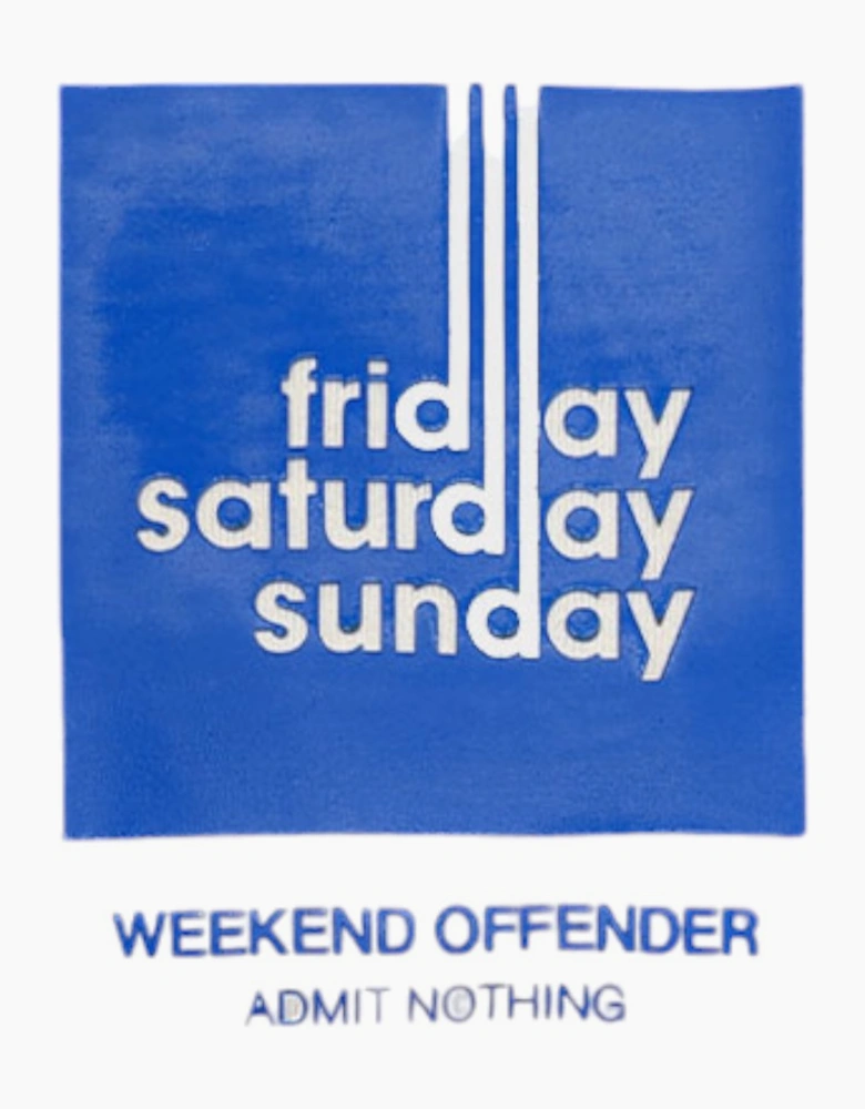 Weekend Offender Mens T Shirts 72 Hours Crew Neck Short Sleeve Cotton Summer Tee