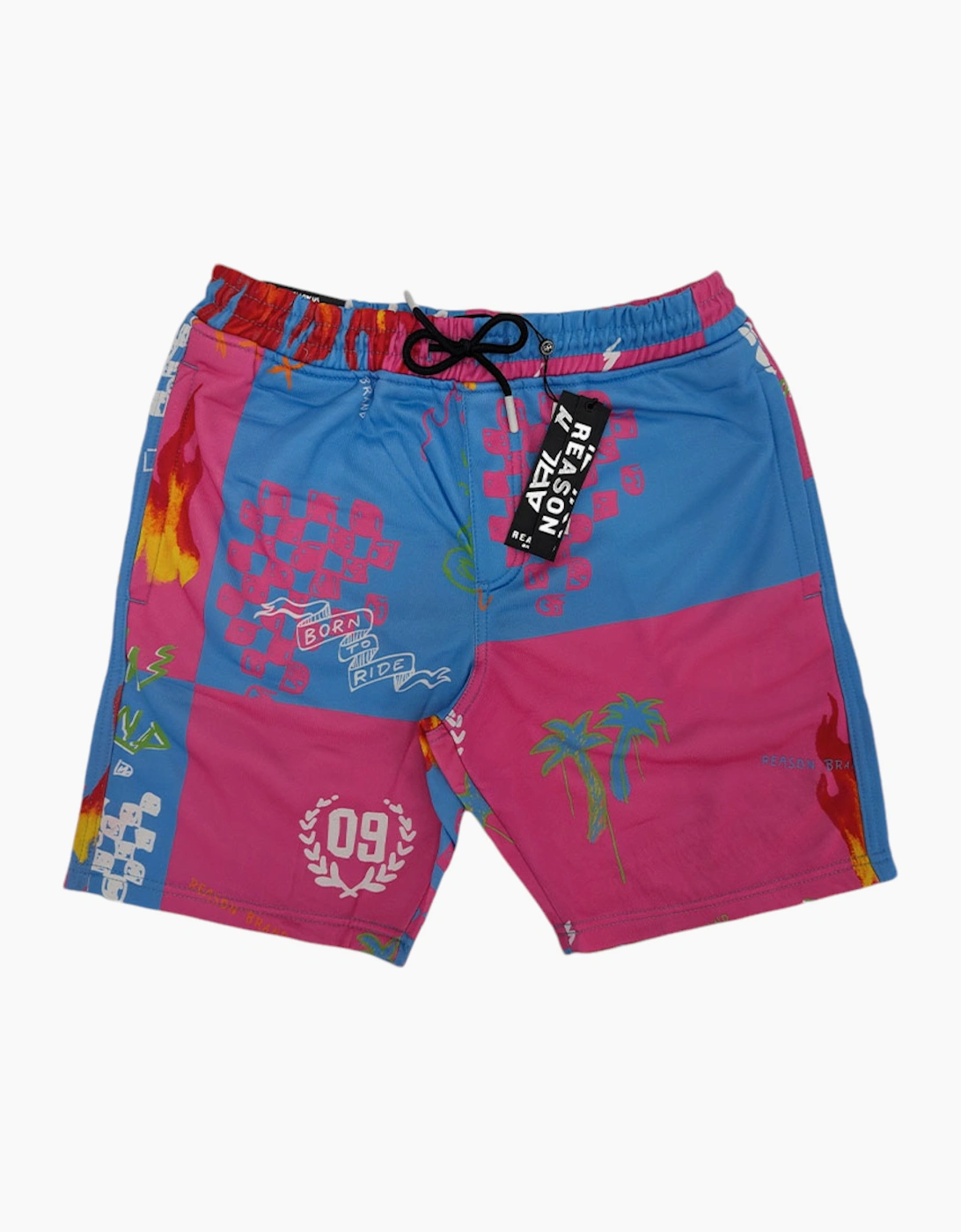 Mens Fleece Shorts Plus Sizes Sweat Joggers Beach Bermuda AOP Graphic Gym Shorts