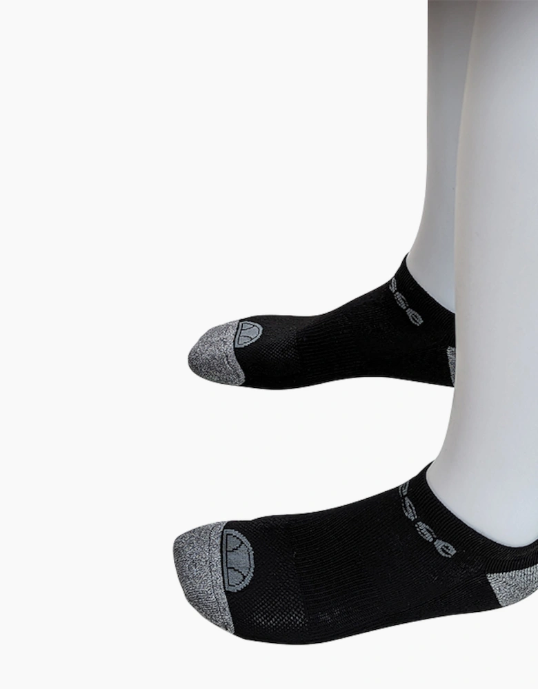 ELLESSE Mens Low Cut Socks 3 Pack Regular Soft Cotton Gym Sports Trainer Socks