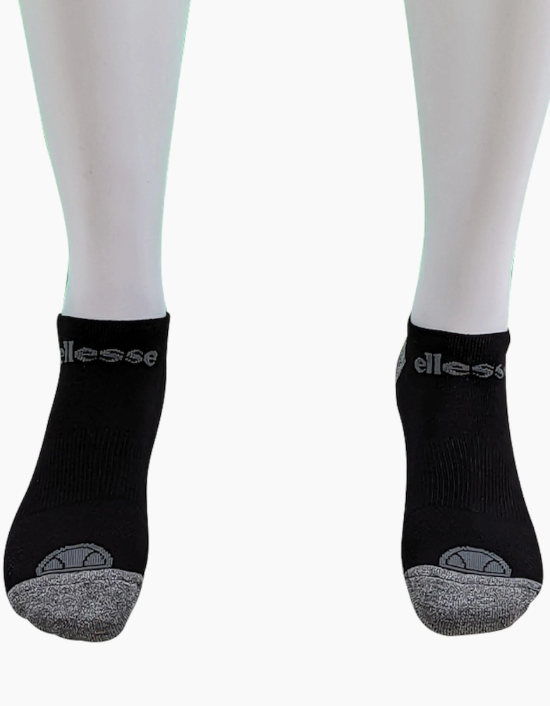 ELLESSE Mens Low Cut Socks 3 Pack Regular Soft Cotton Gym Sports Trainer Socks