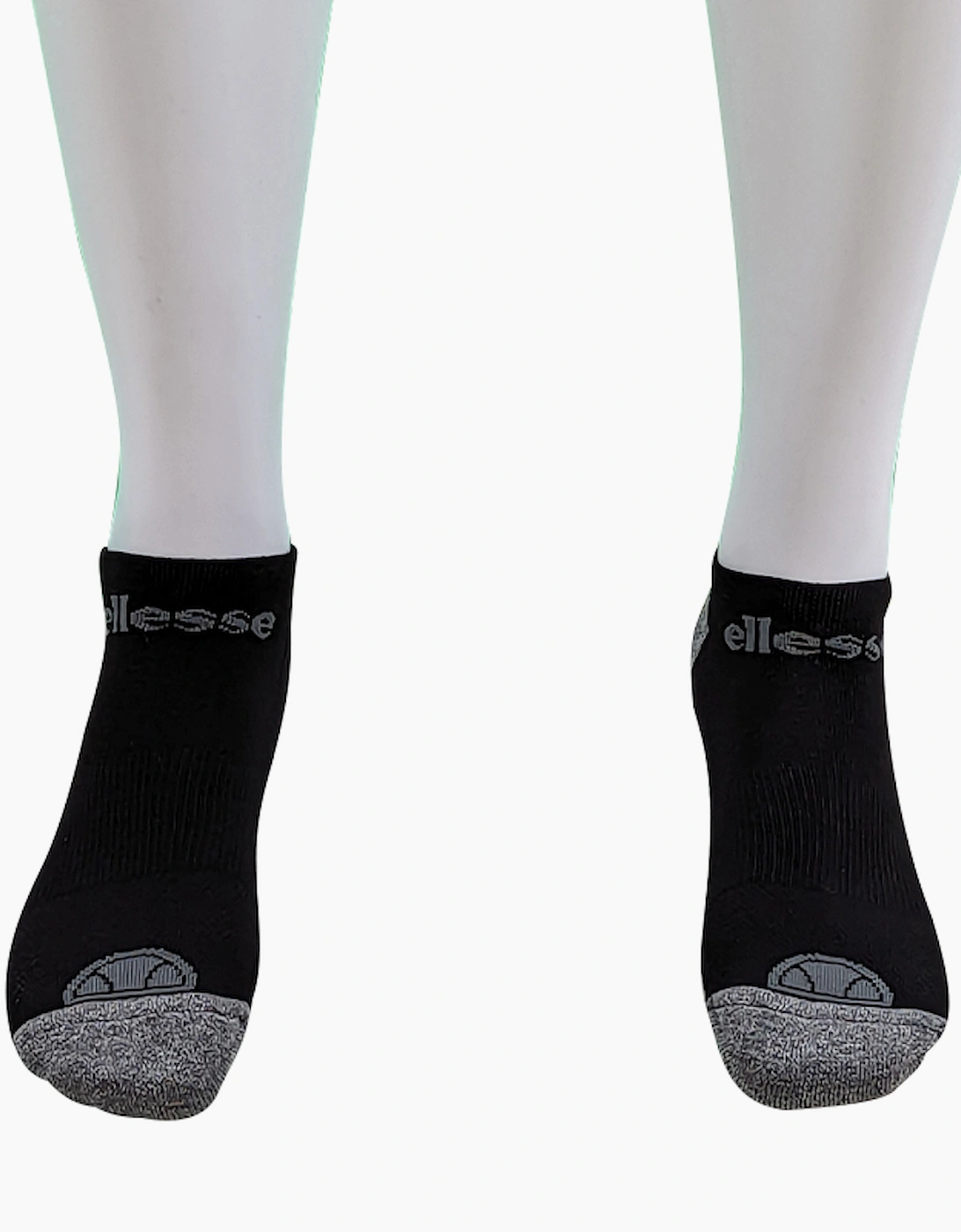 ELLESSE Mens Low Cut Socks 3 Pack Regular Soft Cotton Gym Sports Trainer Socks