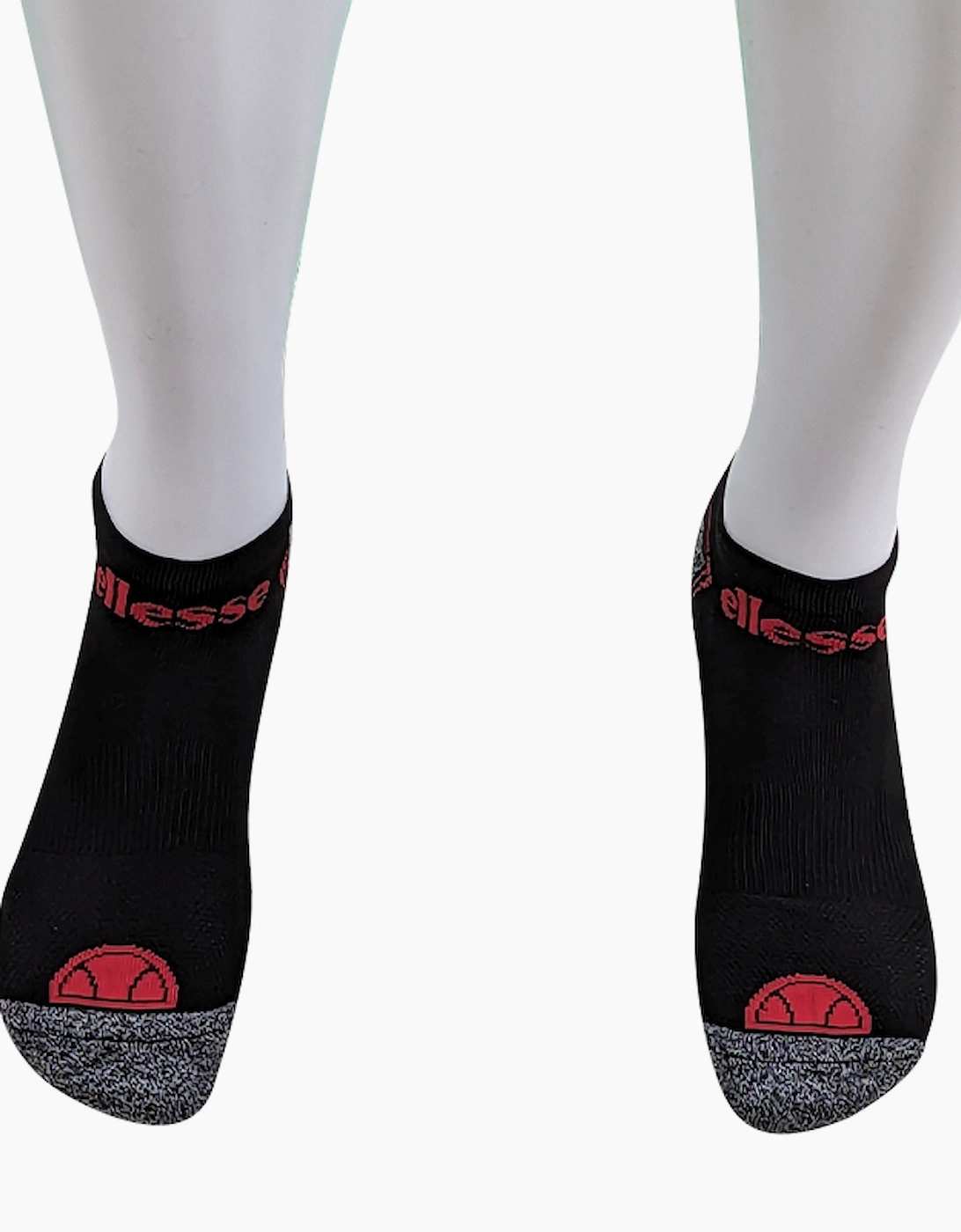 ELLESSE Mens Low Cut Socks 3 Pack Regular Soft Cotton Gym Sports Trainer Socks