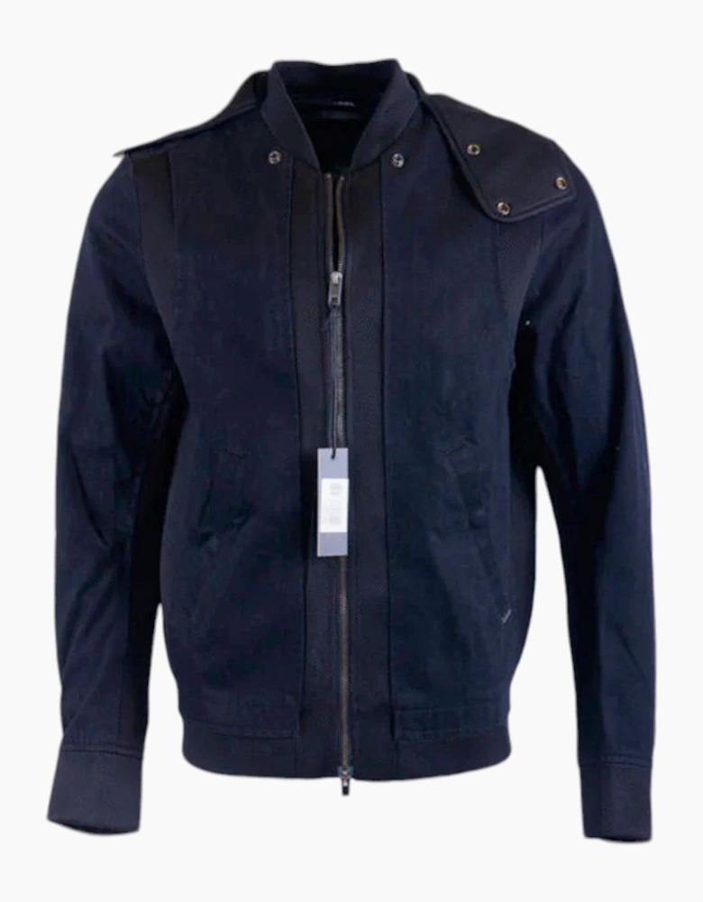 DIESEL D NEYT Mens Bomber Jacket Hooded Light Padded Quilted Casual Cotton Coat