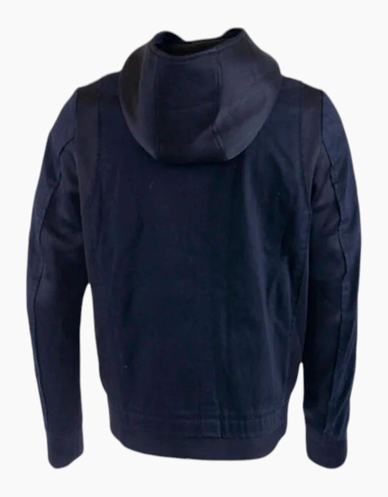 DIESEL D NEYT Mens Bomber Jacket Hooded Light Padded Quilted Casual Cotton Coat