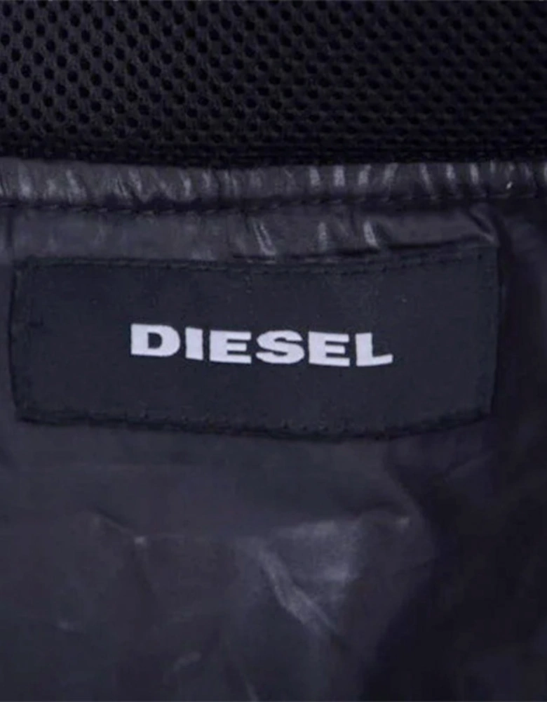 DIESEL D NEYT Mens Bomber Jacket Hooded Light Padded Quilted Casual Cotton Coat