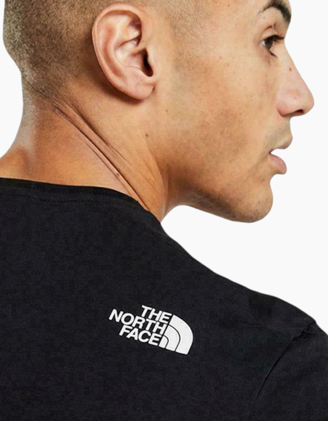 North Face Mens T Shirts Crew Neck Block Grid Casual Regular Fit Soft Cotton Tee