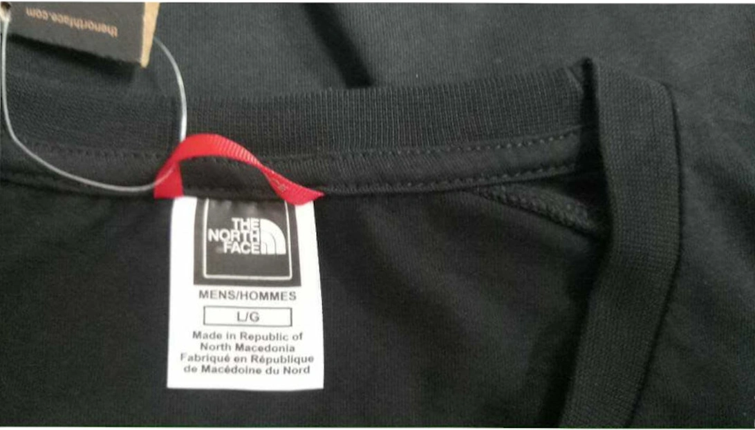 North Face Mens T Shirts Crew Neck Block Grid Casual Regular Fit Soft Cotton Tee
