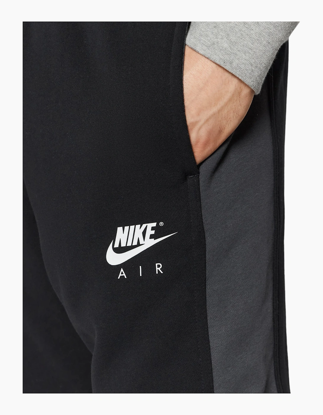 Nike Air DD6383 Mens Fleece Tracksuits Contrast Pullover Hooded Tracksuit Set