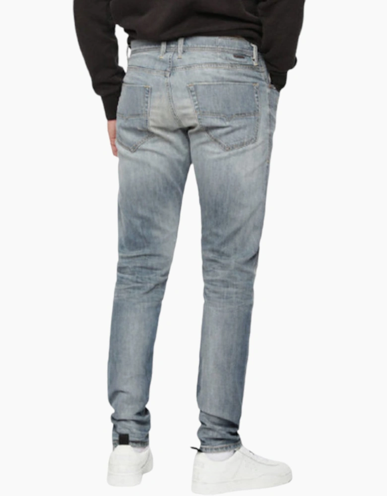 DIESEL TEPPHAR 084UK Mens Denim Jeans Slim Fit Carrot Casual Denim Pants Lyocell
