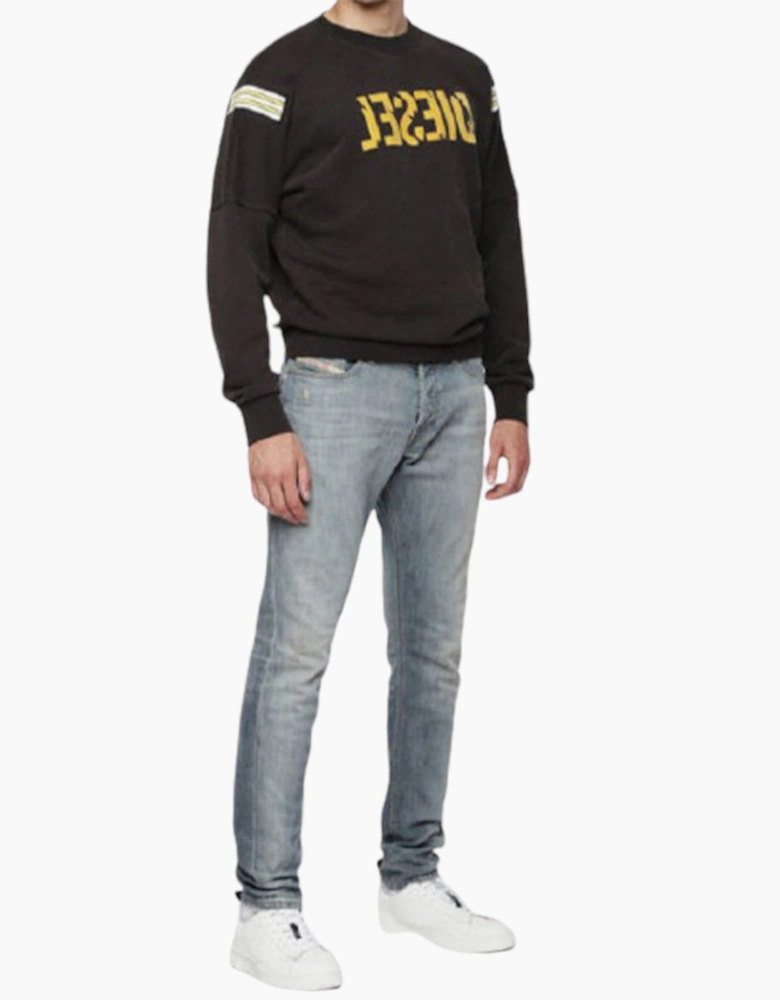 DIESEL TEPPHAR 084UK Mens Denim Jeans Slim Fit Carrot Casual Denim Pants Lyocell