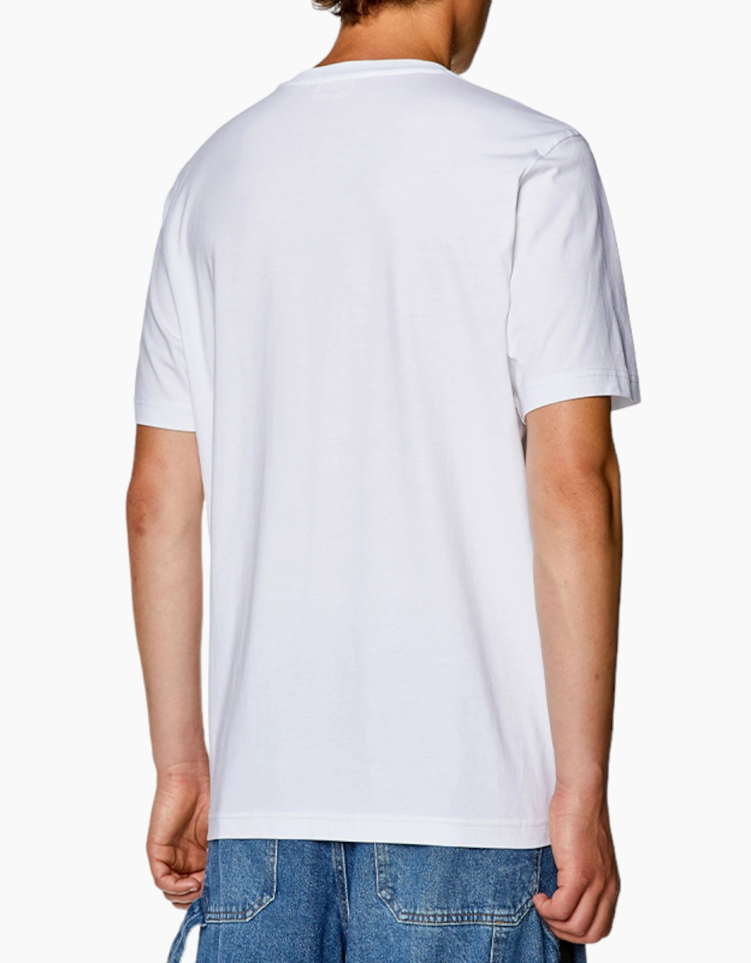 DIESEL Mens T Shirts Short Sleeve T Just Nlabel Crew Neck Soft Cotton Summer Tee