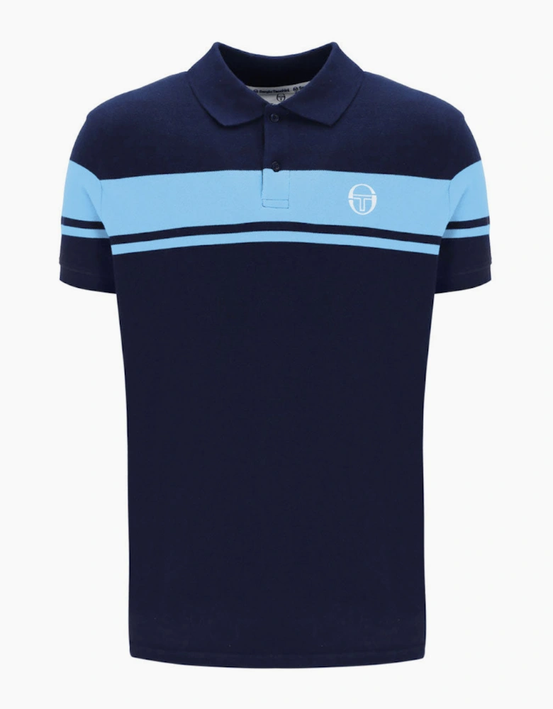 Sergio Tacchini Young Line Polo shirt - Maritime Blue/Baltic Sea