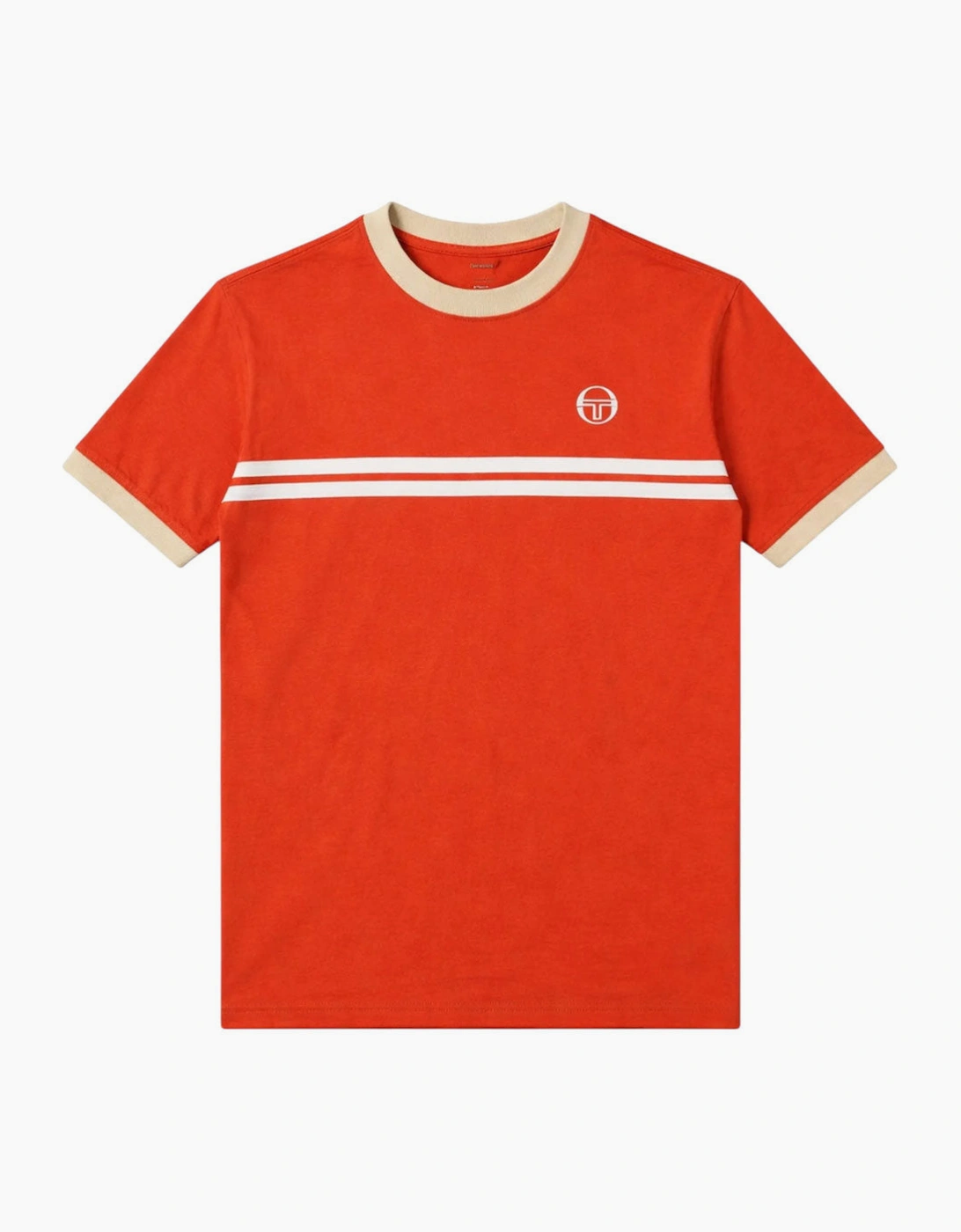 Sergio Tacchini Supermac T-Shirt - Rooibos Tea Orange Mojave Desert Gardenia, 2 of 1