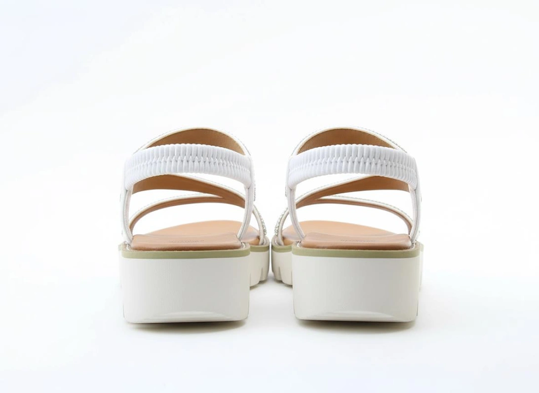 Heavenly Feet FRESCO Womens Slingback Sandals White