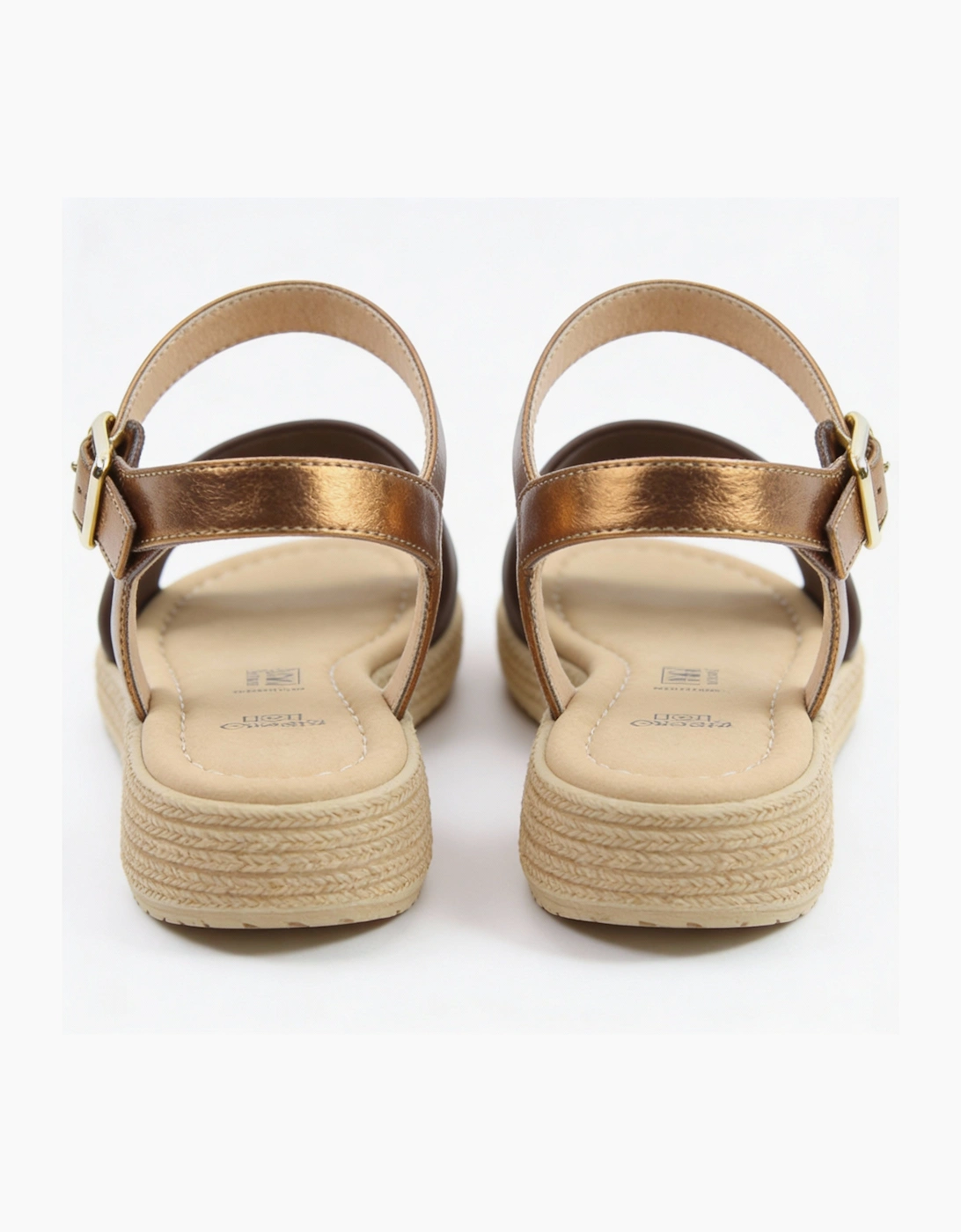 Heavenly Feet SARA Womens Platform  Sandals Chocolate Bronze