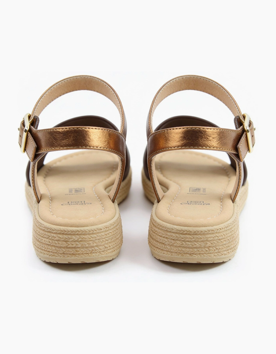 Heavenly Feet SARA Womens Platform  Sandals Chocolate Bronze