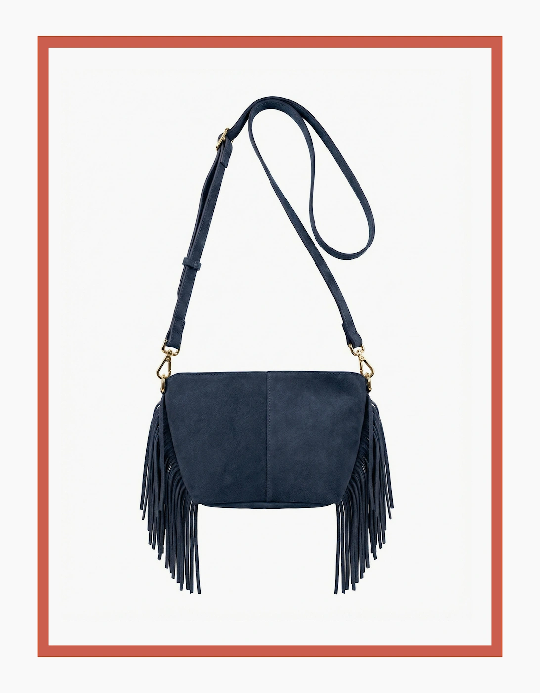 Kingston Tassle Cross Body Bag - Blue