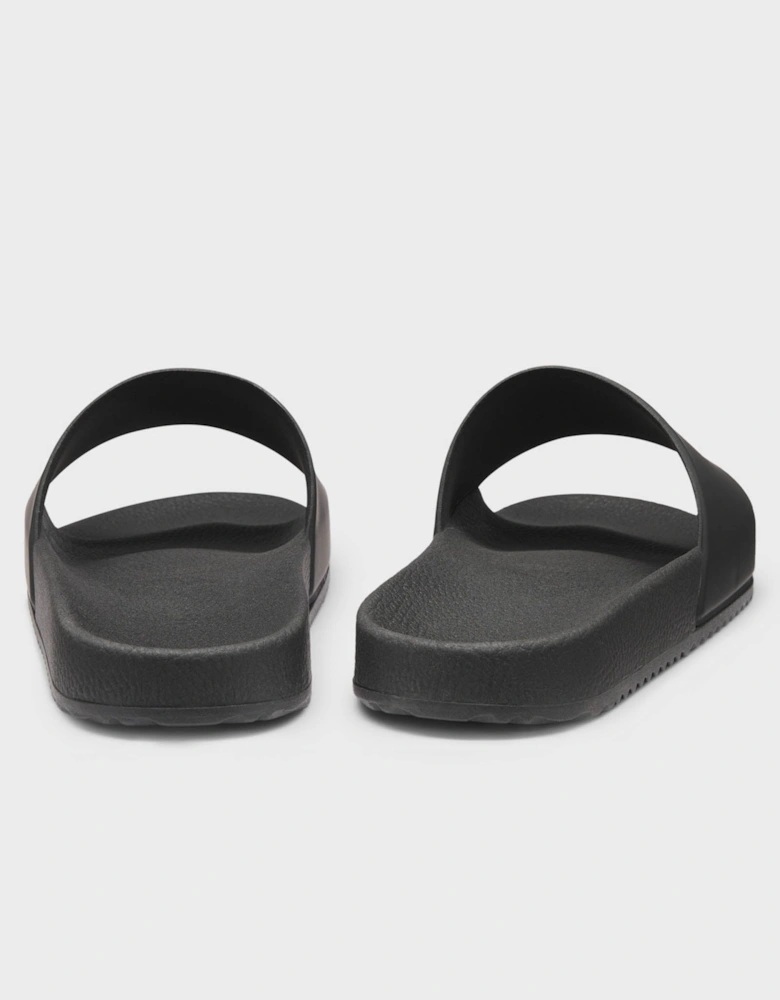HUGO Mens Timein Mens Slides with Logo Strap - Black 001