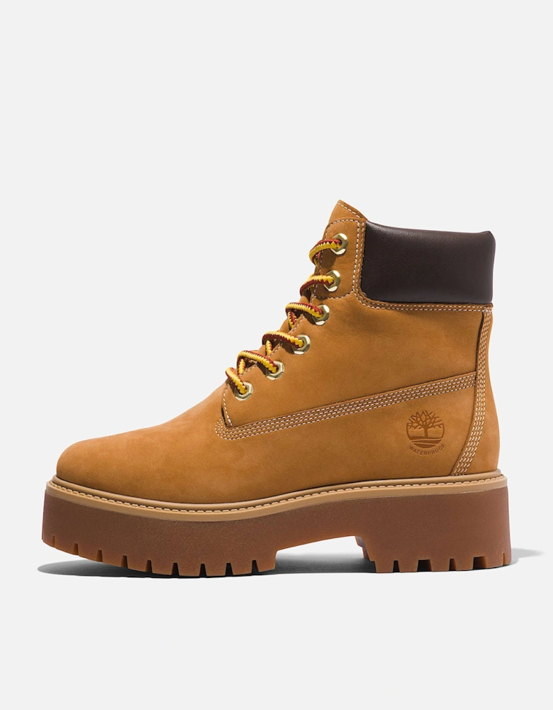 Timberland Stone Street Womens 6-Inch Waterproof Platform Boot - Wheat
