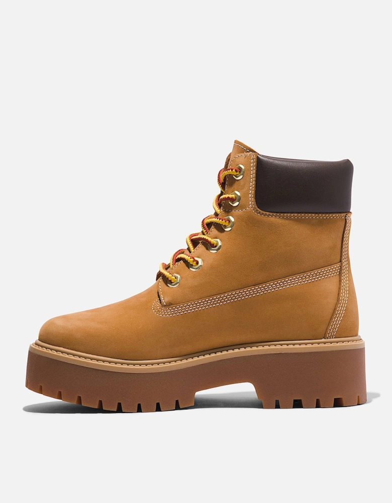 Timberland Stone Street Womens 6-Inch Waterproof Platform Boot - Wheat