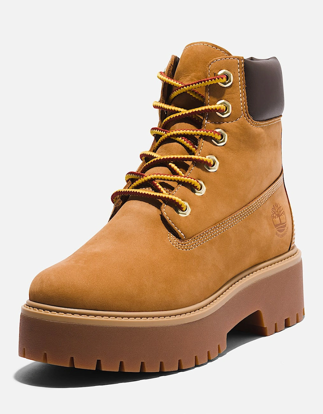 Timberland Stone Street Womens 6-Inch Waterproof Platform Boot - Wheat