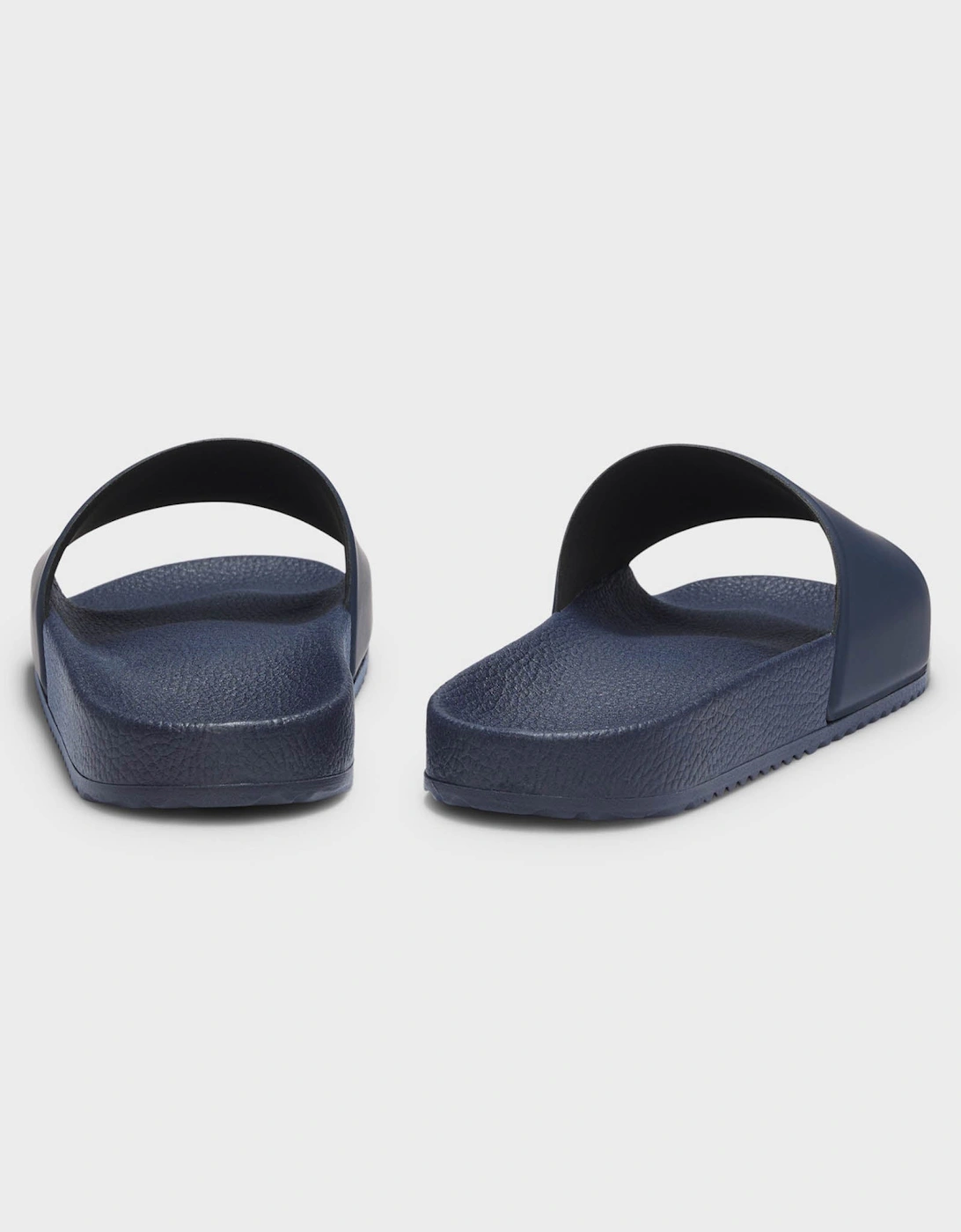 HUGO Mens Timein Mens Slides with Logo Strap - Dark Blue 404