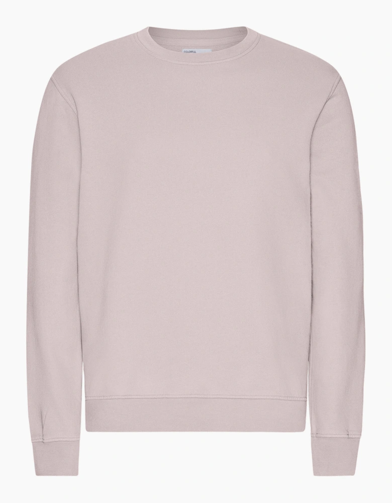 Colorful Standard Mens Classic Organic Crew Neck Sweatshirt - Faded Pink