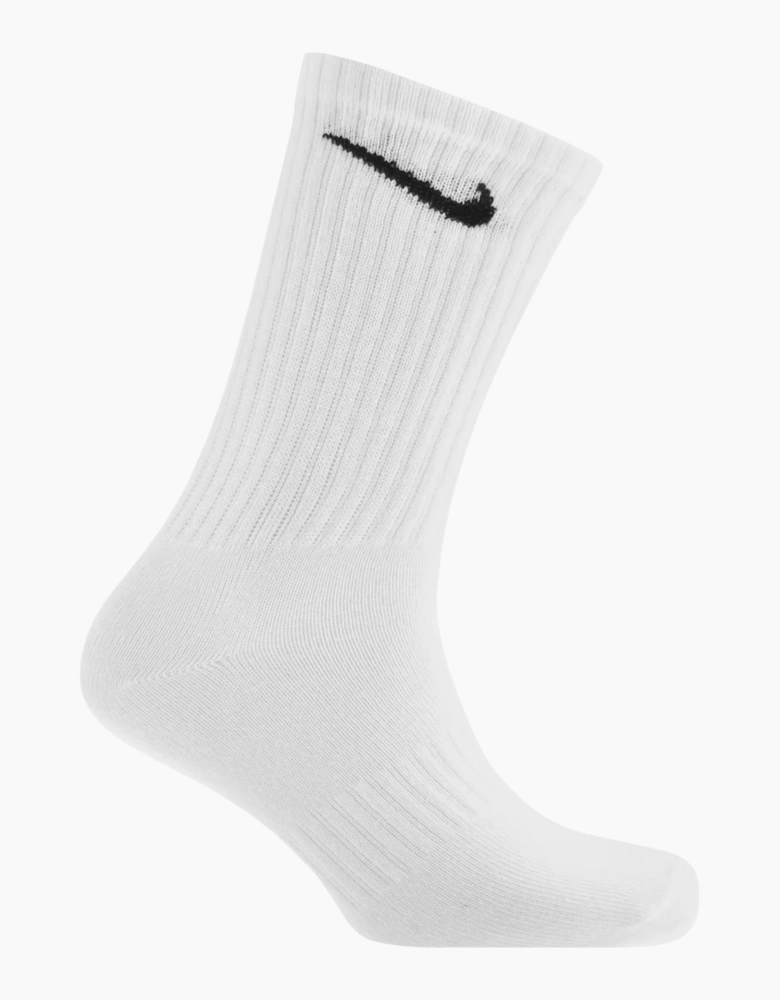 Nike SX7664 Mens Crew Socks Everyday Cushioned 3 Pack Dri-Fit  Trainers Socks