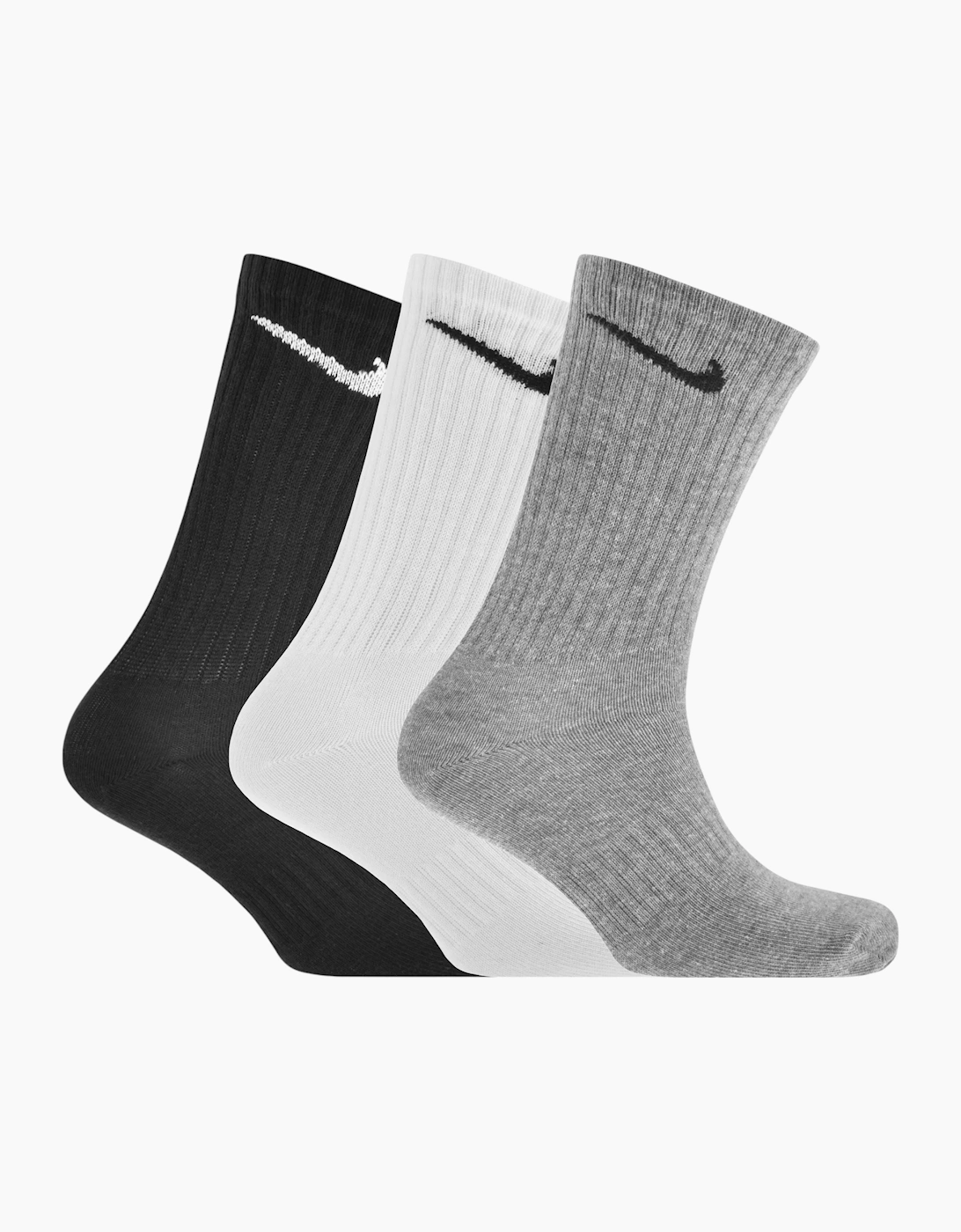 Nike SX7664 Mens Crew Socks Everyday Cushioned 3 Pack Dri-Fit  Trainers Socks