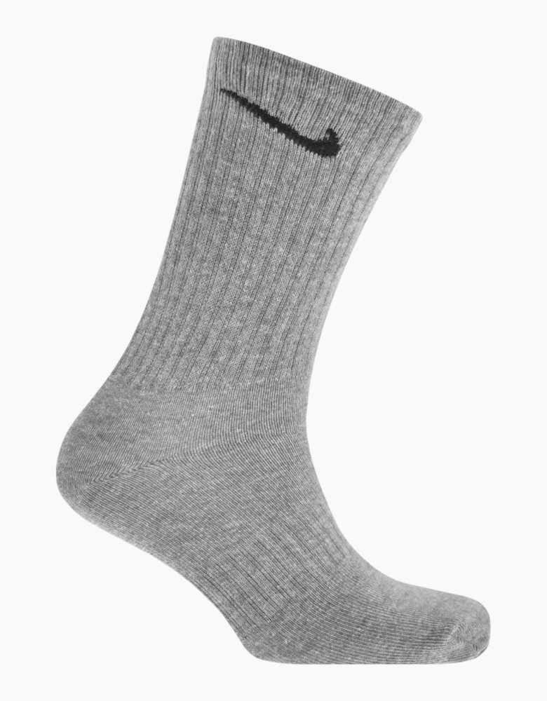 Nike SX7664 Mens Crew Socks Everyday Cushioned 3 Pack Dri-Fit  Trainers Socks