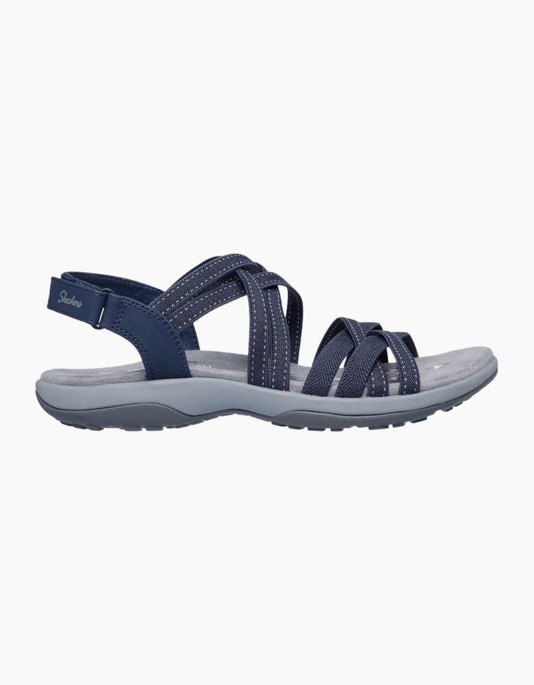 Skechers Reggae Slim - Summer Getaway Polyester Women's Navy Sandals