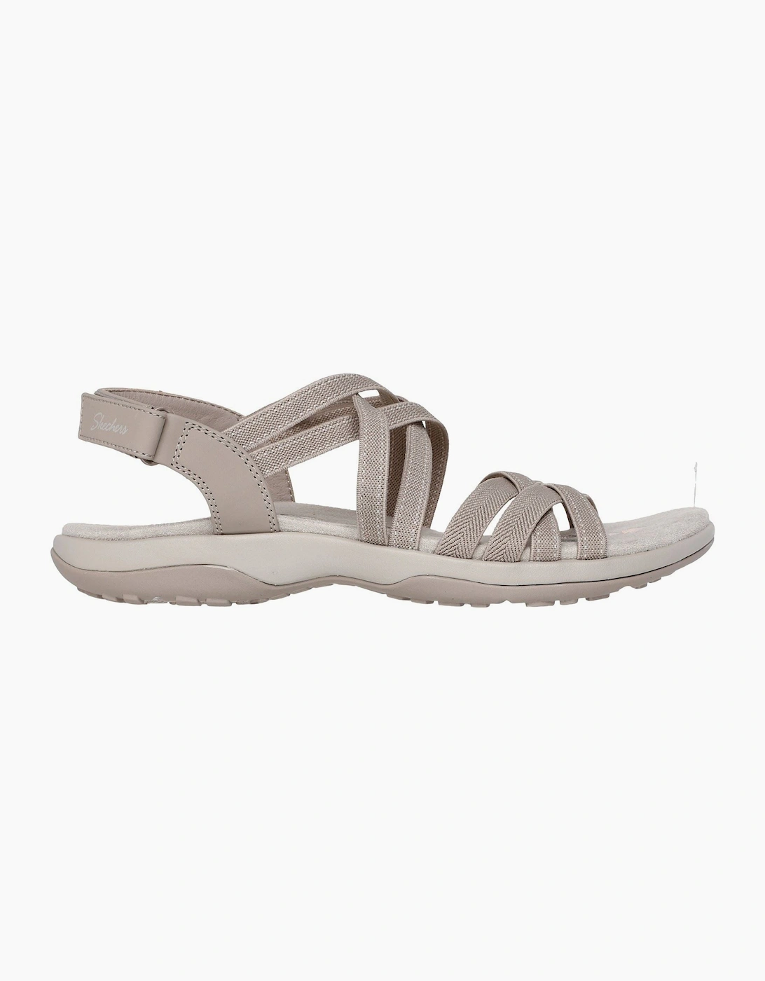 Skechers Reggae Slim - Summer Getaway Polyester Women's Taupe Sandals