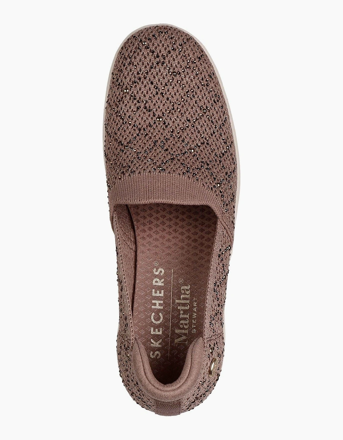 Skechers Pier-Lite My Reflection Polyester Women's Mocha Trainers