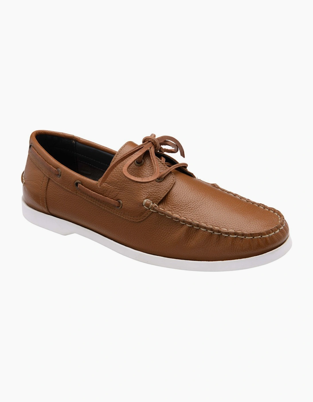Frank Wright Men's Brown Reaney Boat Shoes - Size 11
