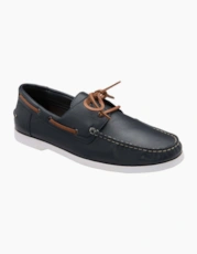 Navy Leather