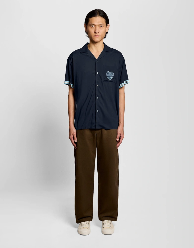 Short Sleeve Laundry Logo Shirt