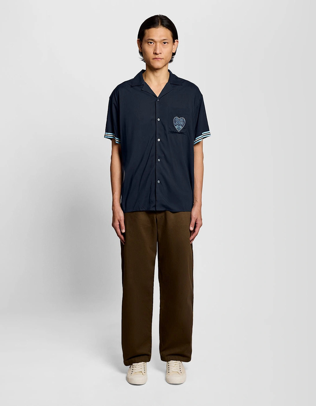 Short Sleeve Laundry Logo Shirt
