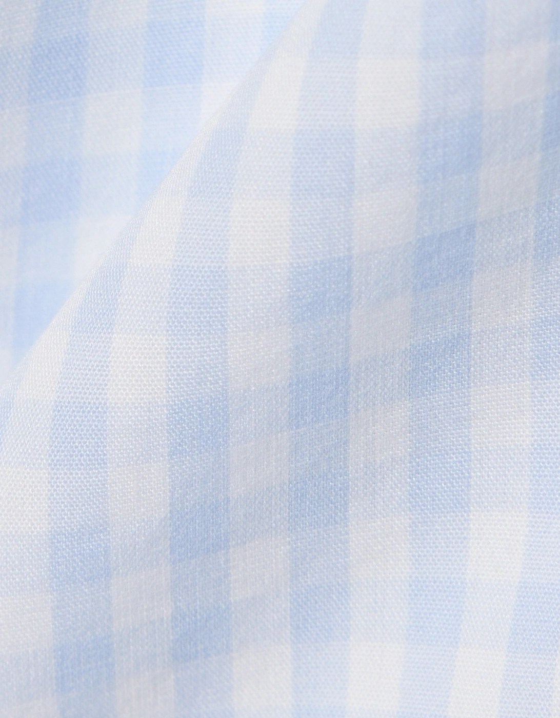 Lacoste Men's Light Blue Long Sleeved Poplin Check Shirt