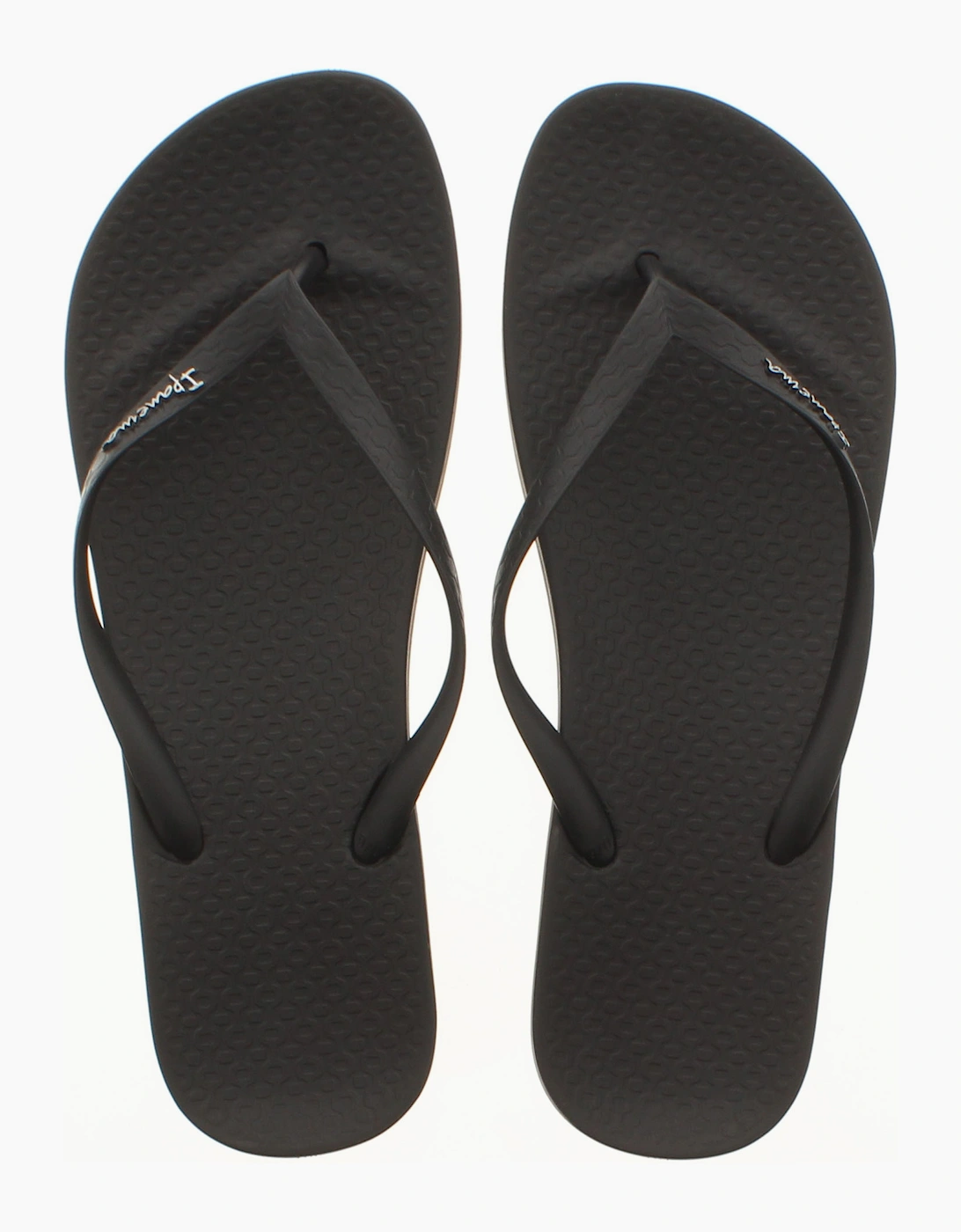 Ipanema Womens Flip Flops Anat Vegan Recyclable Slip On black UK Size