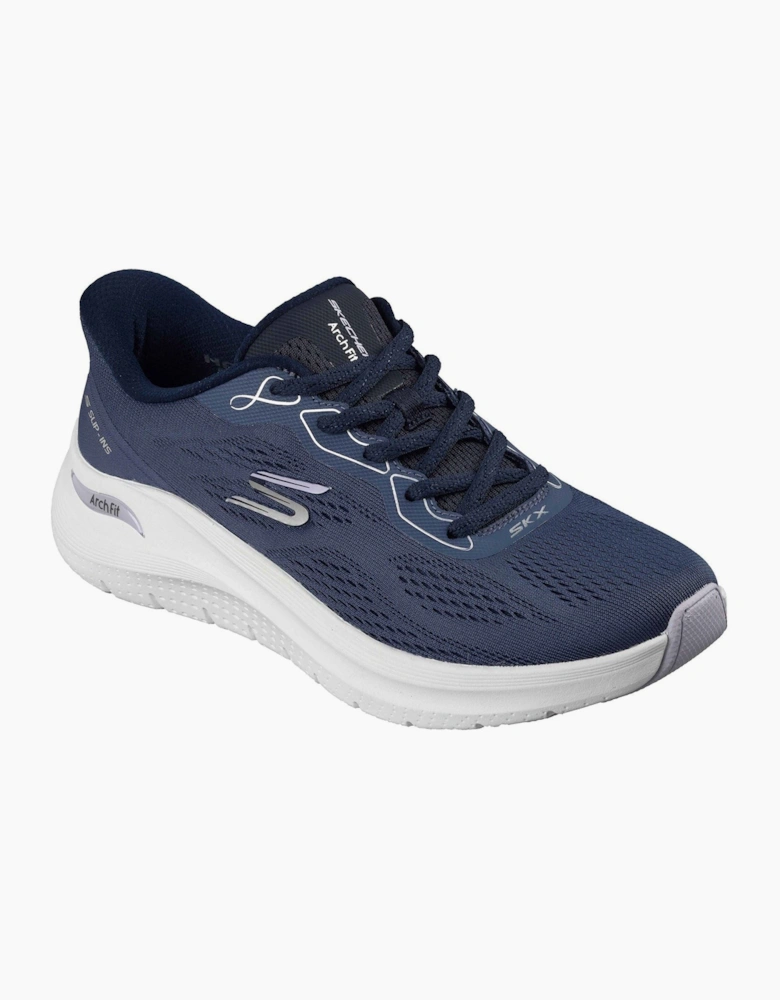 Skechers Arch Fit 2.0 Polyester Women's Navy Trainers