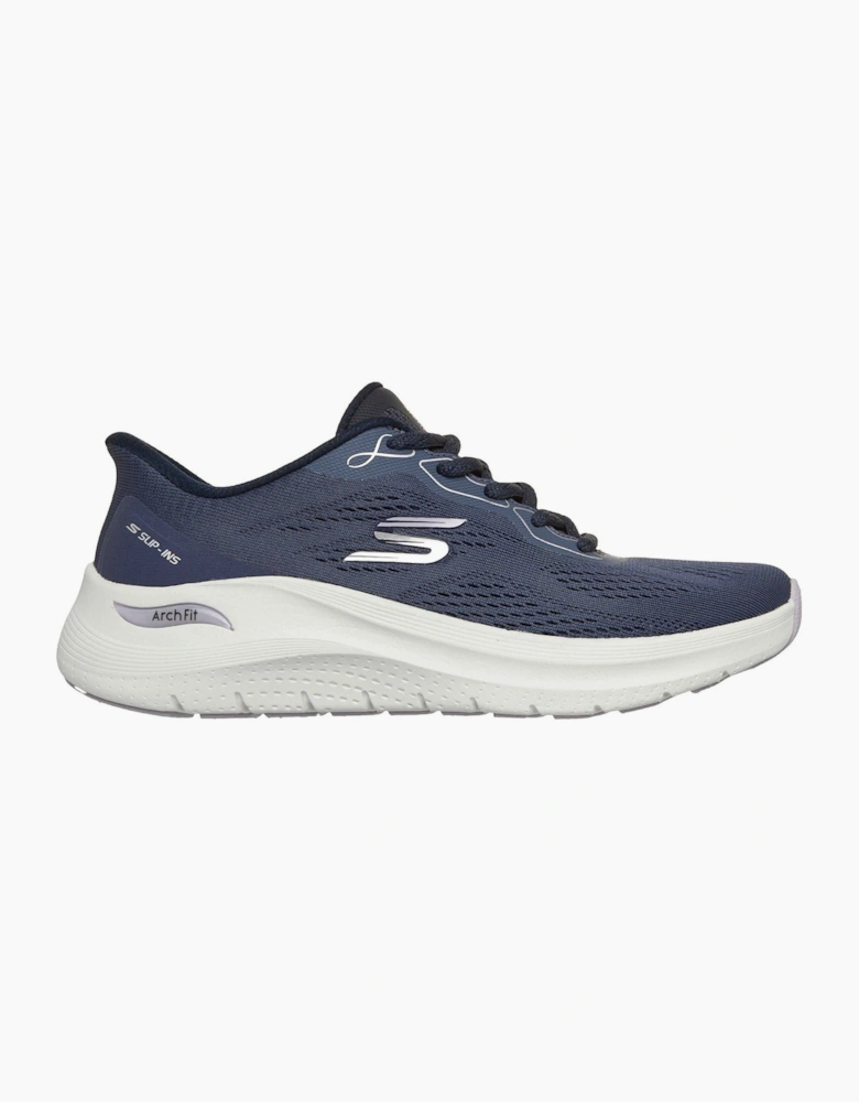Skechers Arch Fit 2.0 Polyester Women's Navy Trainers