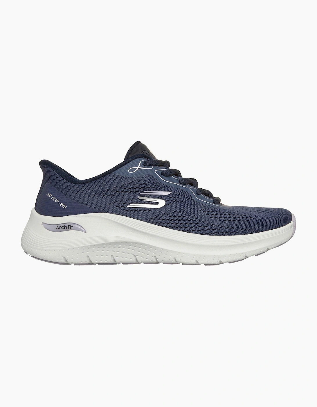 Skechers Arch Fit 2.0 Polyester Women's Navy Trainers