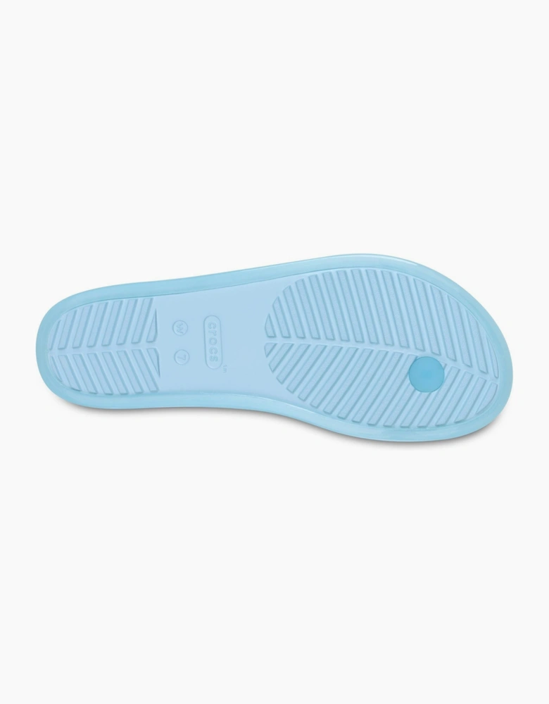 Crocs Miami Round Toe EVA Women's Sky Blue Flip Flops