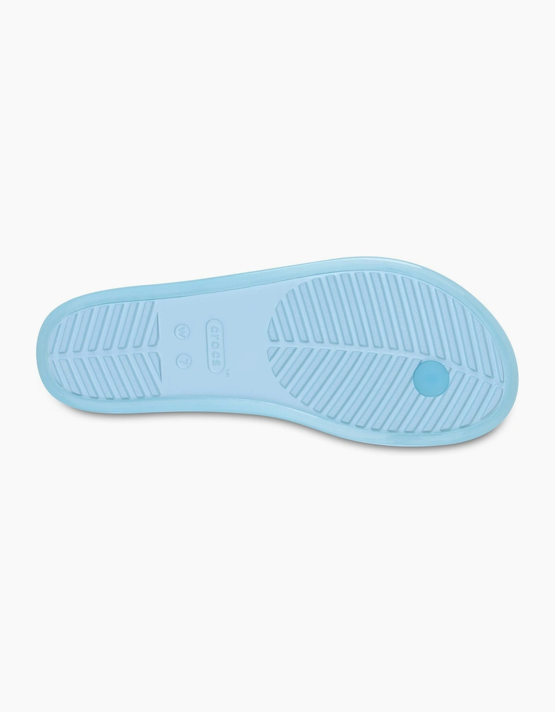 Crocs Miami Round Toe EVA Women's Sky Blue Flip Flops